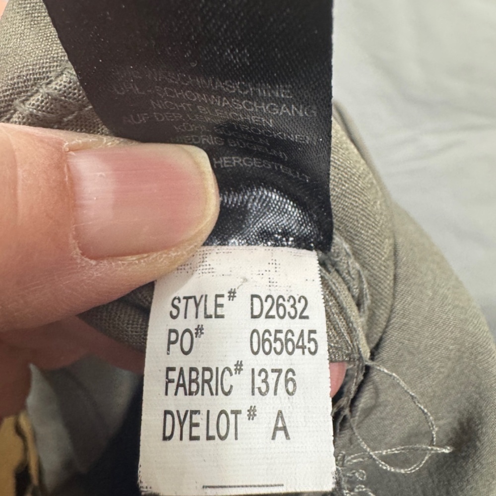 Dalia Womens Trouser Pants Size 8 Grey Slim Ankle Academia Preppy Stretch MidRis - Picture 7 of 9